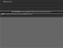 Tablet Screenshot of kkpro.com
